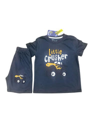 Black Boys Shorts & Shirt – Sleek, Comfortable, and Stylish