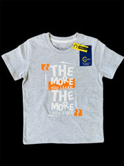 Blue Cotton Printed T-Shirt For Boys – Cool, Comfy & Everyday Ready