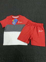 Burgundy Summer Suit T-Shirt & Nikar Set – Stylish, Lightweight & Comfortable