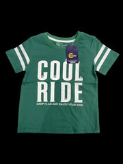 Green Printed Round Neck Cotton T-Shirt – Fresh Look, All-Day Comfort