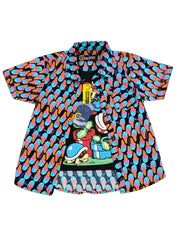 Pink and Black Mario Double Shirt