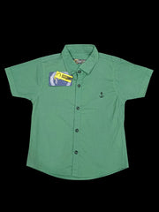 Royal Green Casual Shirt for Boys