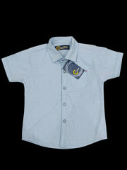 Sky Blue Casual Shirt for Boys – Fresh & Stylish Everyday Wear