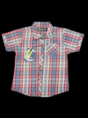 Pink & Grey Casual Shirt