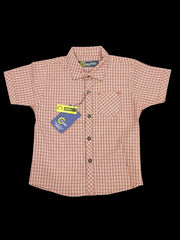 Tea pink causal shirt for boys