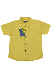 Mustard Casual Shirt for Boys – Stylish & Comfortable