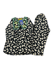 Elegant Black and White Shalwar Kameez for Girls