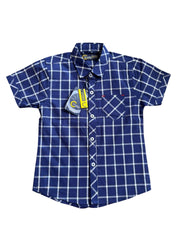 Blue Checked Casual Shirts for Boys – Stylish & Comfortable