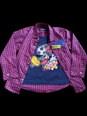 Mickey Mouse Double Layer Shirt for Boys – Stylish & Comfy Disney Look!