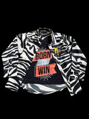 Stylish Black & White Double Shirt for Boys