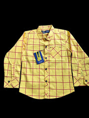 Brighten His Day – Boys' Yellow Casual Shirt