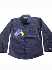 Boys' Dark Blue Casual Shirt – Comfortable & Stylish Everyday Wear