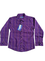 Stylish Purple Casual Shirt for Boys
