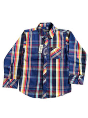 Blue Checked Casual Shirt for Boys