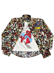 Flowered Double Shirt for Boys – Stylish Layered Look