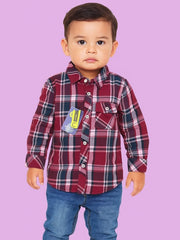 Falalen Red Check Shirt for Boys