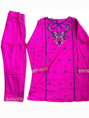 China Khadar Girls’ Fashion Set – Shouking Pink