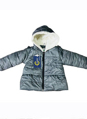 Grey Winter Warm Hoodie for Girls