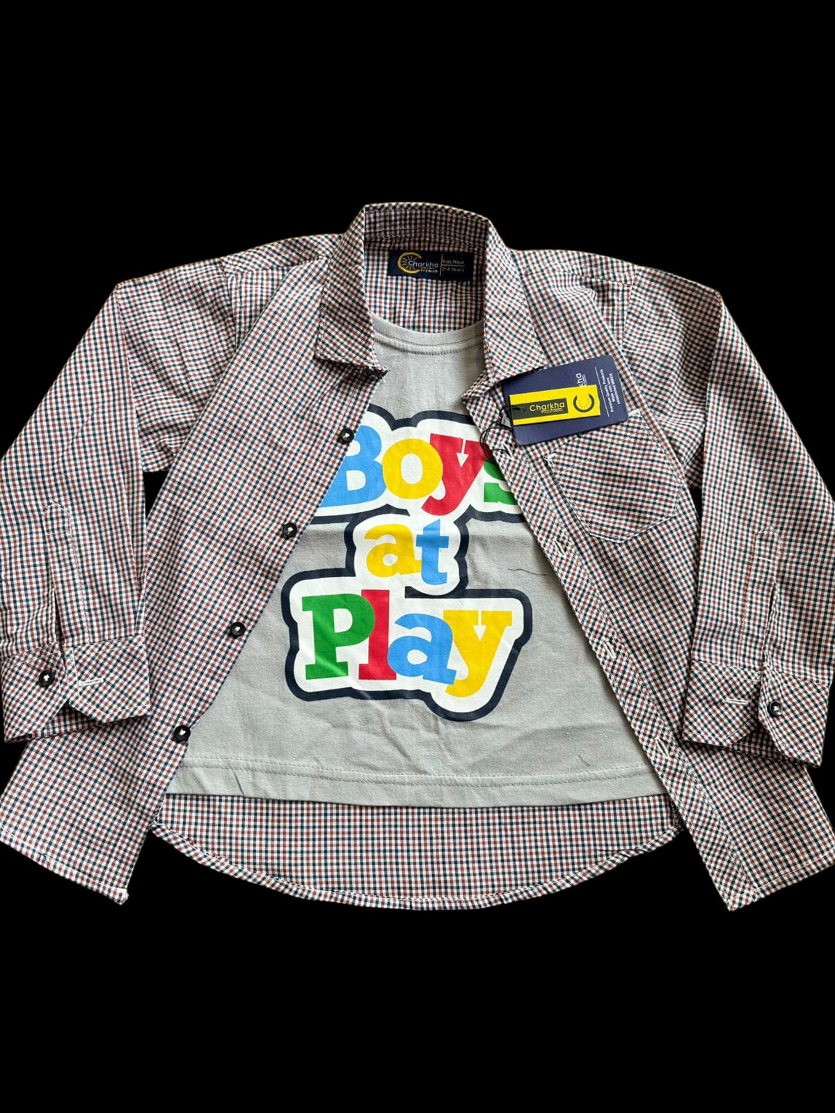 Boys at Play Double Shirt – Stylish Comfort for Every Adventure