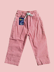 Boys’ Pink Cotton Trousers