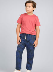 Boys’  blue Cotton Trousers