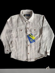 Off-White China Fabric Casual Shirt for Boys