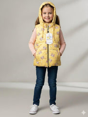 Sunshine Snuggles Hoodie Jacket – Cozy Style for Little Girls
