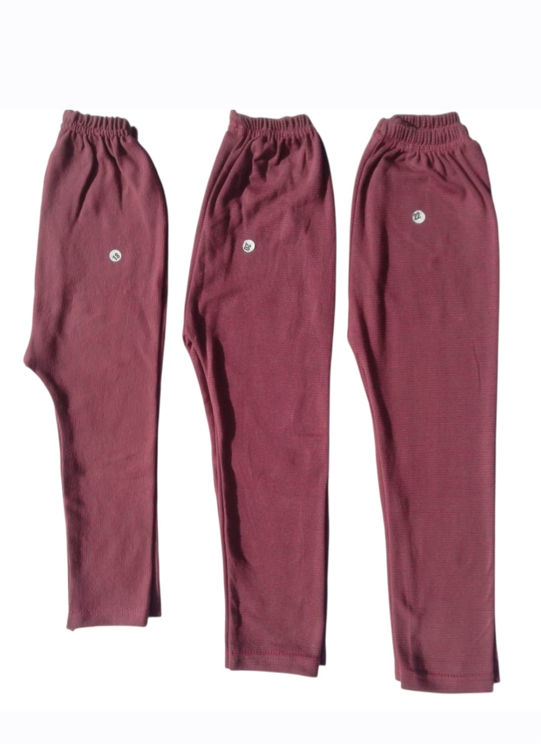 100% Cotton Rib Trousers for Girls