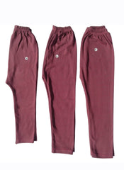 100% Cotton Rib Trousers for Girls