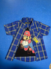 Super Mario Blue Double Shirt for Boys