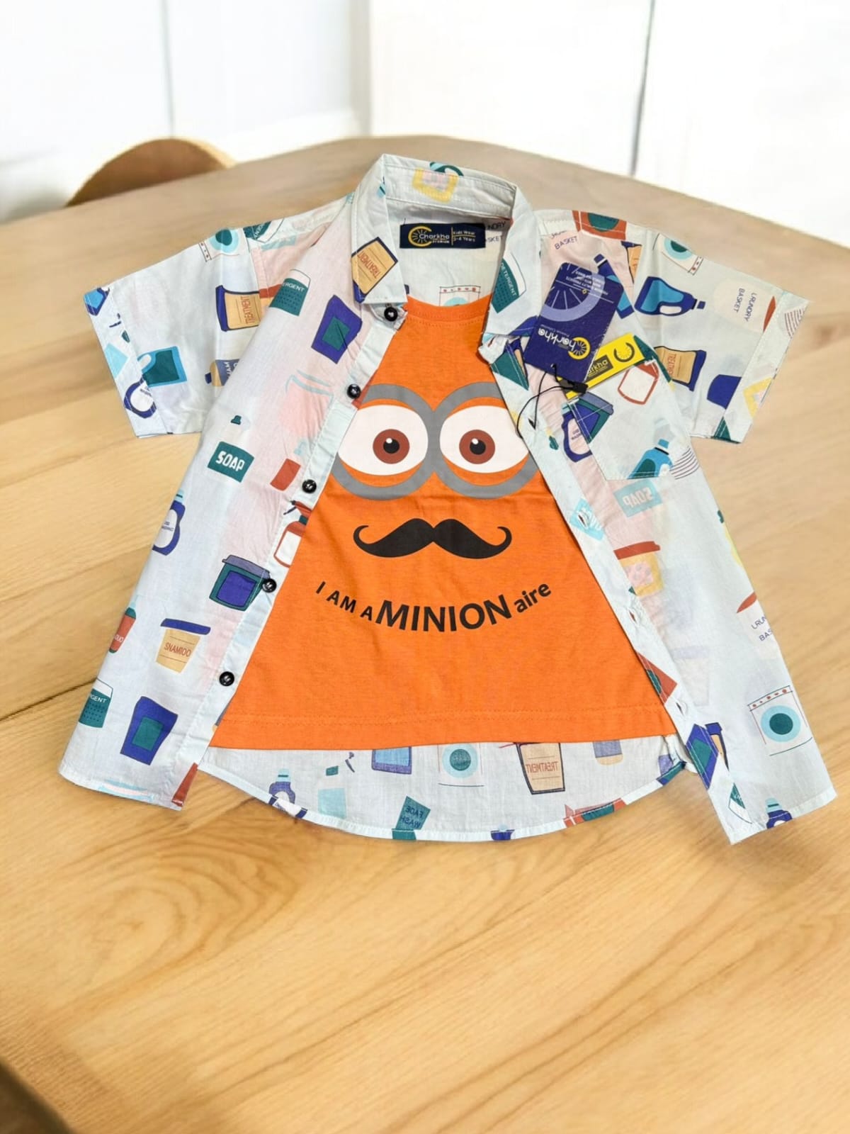 🍊 Orange Minion Double Shirt