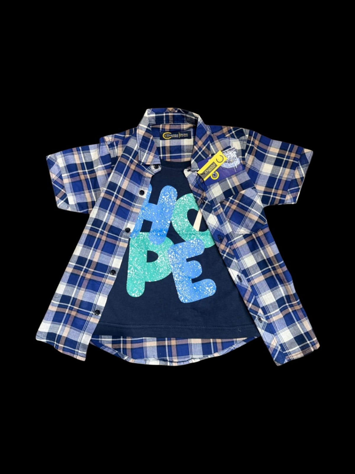 Blue Checkmate Duo Shirts